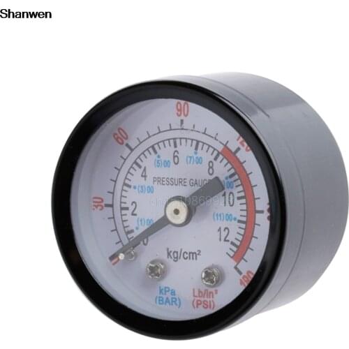 Air Compressor Pneumatic Hydraulic Fluid Pressure Gauge 0-12Bar 0-180PSI New M216 HOT SALE M126 hot sale