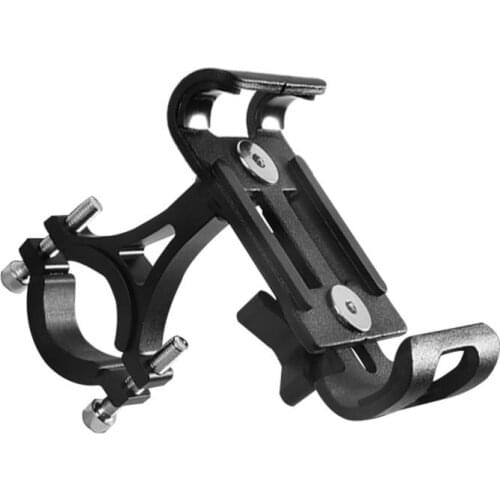 Bicycle Racks Bike Handlebar Bike Mobile Navigation Fixed Holder Mobile Phone Bracket Aluminum Alloy Outdoor Bicycle Accessories
