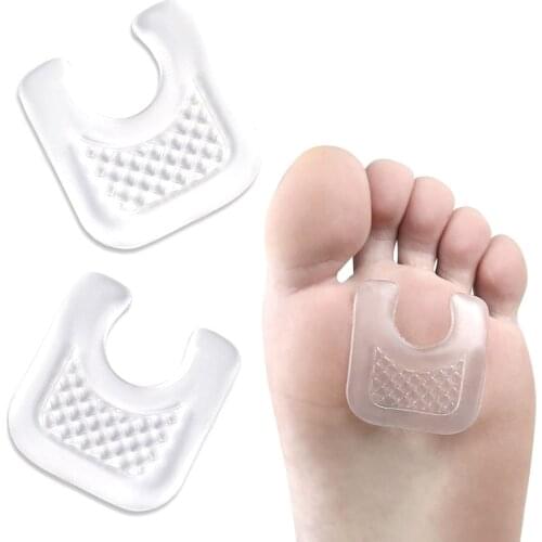 2pcs Corn Pad Toe Relief Pain Pad Callus Cushion Arbitrarily Paste For Shoe Inserts Soft Care Cushions