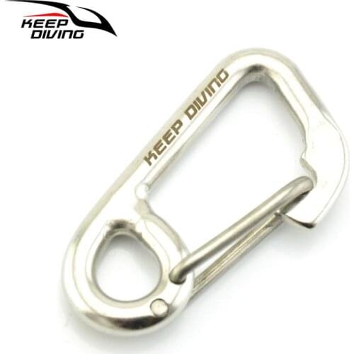 316 Stainless Steel Simple Hook Safety Diving Buckle Diving Durable Clip Hook Bolt Snap Scuba Diving Buckle Kayak Accessories