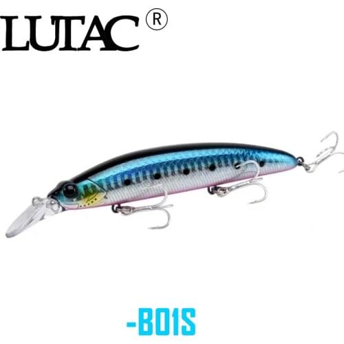 LUTAC 21g 110mm minnow lure Outdoor hard jarkbaits casting Wobblers Fishing Tackle quality hook