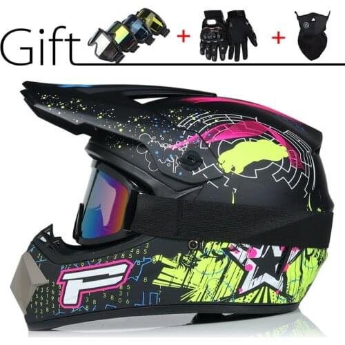 Off Road Helmet Professional Racing Classic Motocross ATV Cross Helmets MTB DH Casco Children Cartoon bike Motorcycle Helmet