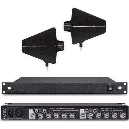 Antenna distributor amplifier system 470-952MHZ For Stage Microphone uhf karaoke mic wireless