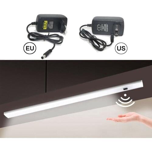 LED Hand Sweep Motion Sensor Under Cabinet/Wardrobe Closet Light Home Strip Lamp Lighting Kitchen Makeup Mirror Bed Night Lamp