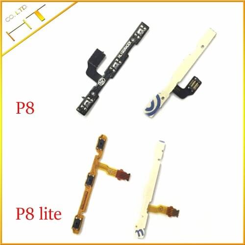 10pcs Power On/Off Key + Volume Up/Down Side Button Flex Cable for Huawei Ascend P8 P8 lite