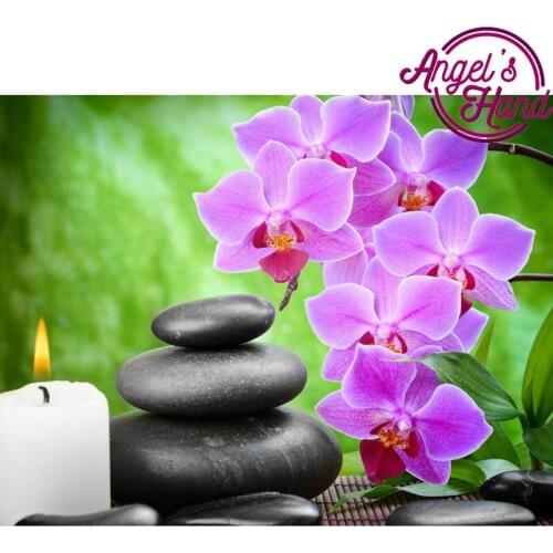 2018 DIY 5D Stone magnolia diamond Painting flower 3D Cross Stitch diamond embroidery mosaic diamonds wall stickers home decor