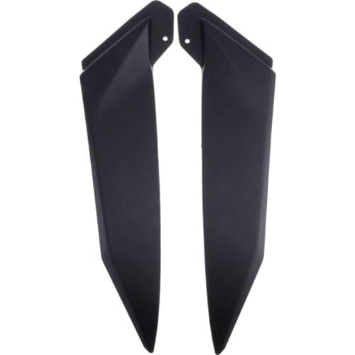 2X Gas Tank Side Panel Cover Fairing Black for YAMAHA YZF R1 YZF-R1 2002 03