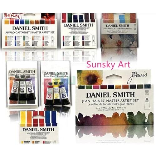 3 6 12 15 24 36 50 color USA OEM Daniel Smith watercolor scholar artist watercolor pigment hand drawing water color cake set
