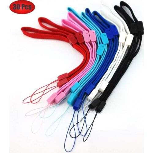 30pcs Universal Hand Wrist Strap Wristlet Wristband with Lock for Wii Remote Controller, Mobile Phone, MP3, Digital Camera