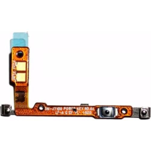 5pcs/lot For Samsung Galaxy J7 2016 J710 Power On Off Switch Button Flex Cable Repair Parts