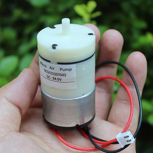 520 Motor Air Pump Large Flow Micro Air Pump DC24V 3.6W DC Pressure Pump with Two Wires, DC12-24V