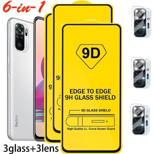 9D tempered class for Redmi note 10 pro glass on Xiaomi redmi 10 note 9 10 10pro 9t 10s smartphone screen protector redmi note 9