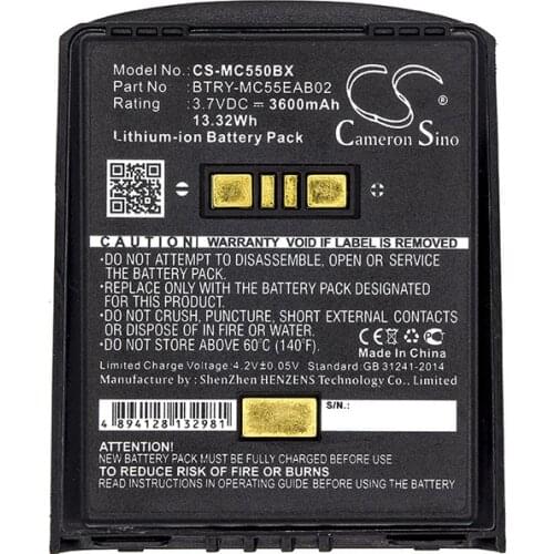 Cameron Sino 2400mAh/3600mAh Battery for Symbol MC55,MC55A,MC56,MC65,MC67,MC5590,MC55A0,MC5574,MC659,MC659B