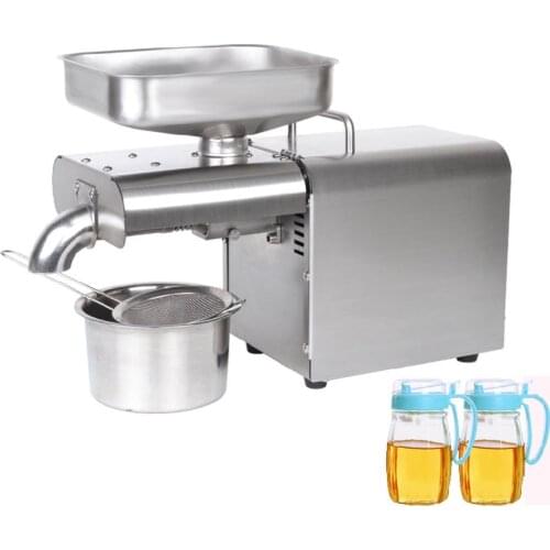 Automatic Household FLaxseed Oil Press Machine Oil Extractor Peanut Oil Press Cold Press Oil Machine