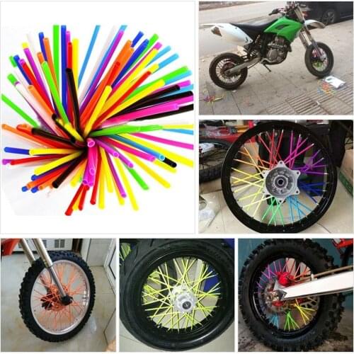 Motorcycle Wheel Spoke Rims Covers Weel Procetor Accessories For yamaha pw 80 tzr 50 drag star 400 road star dt 50 pw50 fz6