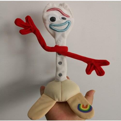 Disney Toy Story 4 27CM Forky Bunny Alien Buzz Lightyear Plush Doll Toy A birthday present for your child