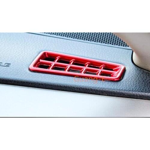 For Toyota RAV4 2016 2017 2018 Car Sticker Air Conditioning Outlet Vent Styling Garnish Cover Frame Lamp Trim 2pcs