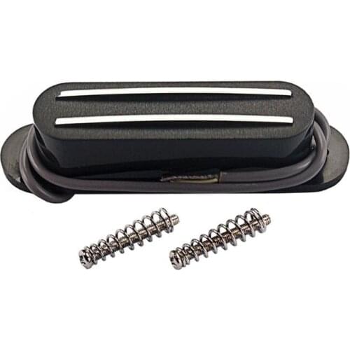 WXTF Guitar Pickup Dual Rail Humbucker For 6 String TL Black