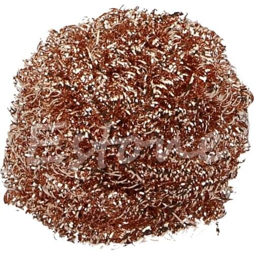 Hot Steel Wire Sponge Ball Welding Soldering Solder Iron Tip Cleaner Cleaning AXYC