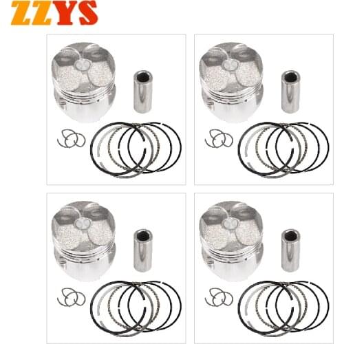 48mm 48.25mm 48.5mm STD +25 +50 +0.25 +0.5 Motorcycle Engine Piston and Ring Kit For Yamaha FZ250 FZR250R FZR250 FZ FZR 250 1HX