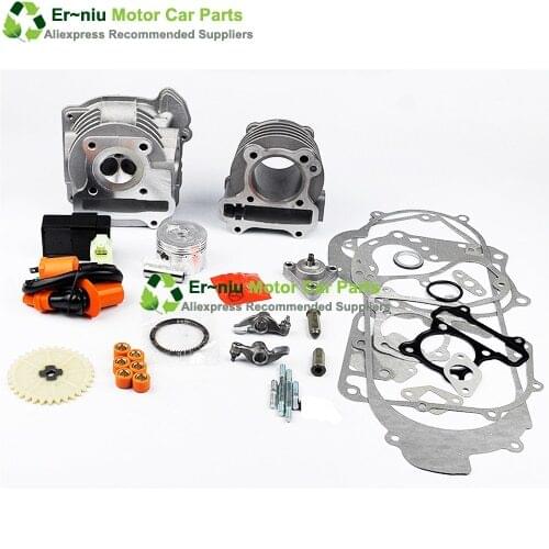 100cc Big Bore Kit, Gasket Cylinder Pinston Pin For GY6 50cc 139QMB 50mm Scooter