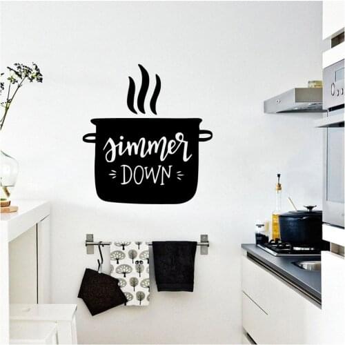 Cartoon kitchen Vinyl Decals Wall Stickers For Kids Rooms Decoration Wall Decoration Murals