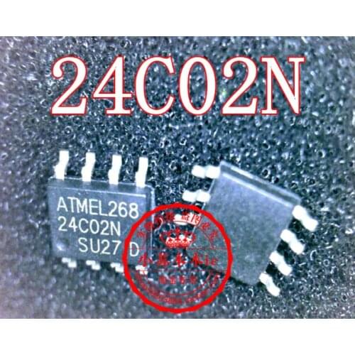 XinyuanAT24C02N 24C02 24C02N SOP-8 EEPROM PB/HALO free NiPdAu, 1.7V new original AT24C02N-10SU-2.7 20pcs/lot