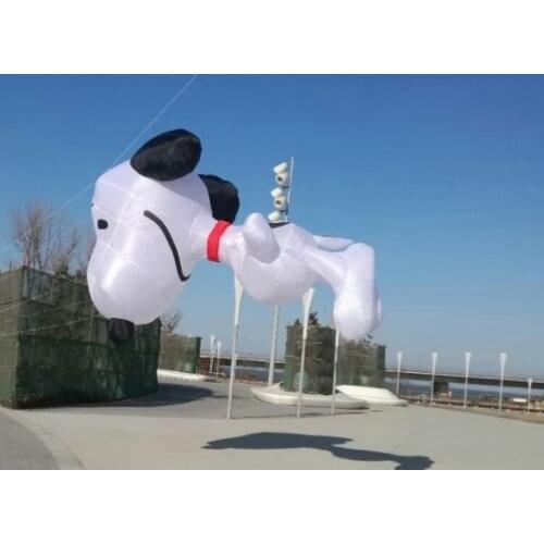 Cerf volant outdoor toy soft flying windsock ripstop nylon fabric kites for adults sale inflatable bar cartoon kite wholesalers