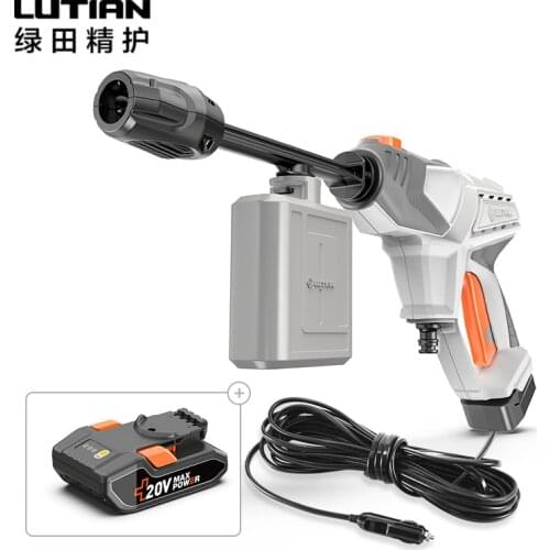 20V 40V Lithium battery high pressure pump wireless cleaner portable car washer washing machine 14/28/35bar 100/130/150LPM