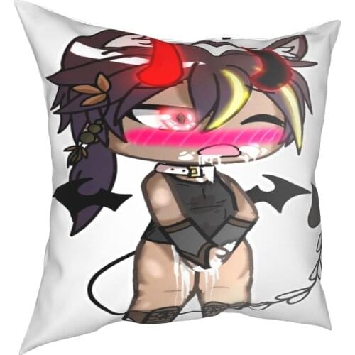 Gacha Life Cushion Cover 30X50 Anime Case Pillows Sleeping Pillow Case Satin Cushion Cover 45X45 Pillow Cover Pillowcase