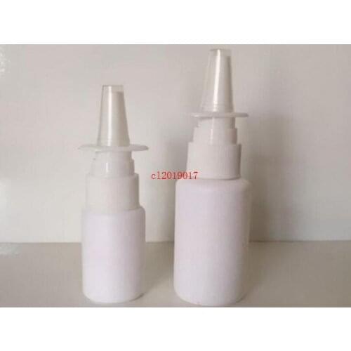 Wholesale 5000 pcs 10ml White Empty Plastic Nasal Spray Bottle 10ml Nasal Atomizers