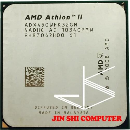 AMD Athlon II X3 450 CPU Processor Triple-Core(3.2Ghz/ L2=1.5M /95W / 2000GHz)Socket am3 am2+ free shipping 938 pin sell X3 455