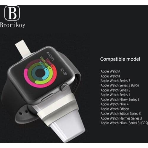 Qi B2 Wireless Watch Charger For Apple iWatch Series 2 3 4 5 USB Magnetic Wireless Charging Dock for Watch 5 4 3 2 1 Adapter