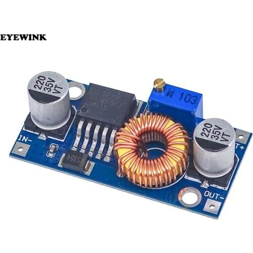 100pcs/lot XL4005 DSN5000 Beyond LM2596 DC-DC adjustable step-down power Supply module ,5A High current,High power