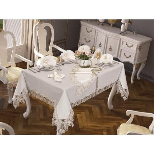 Serenay Table Cloth 26 Piece Cream
