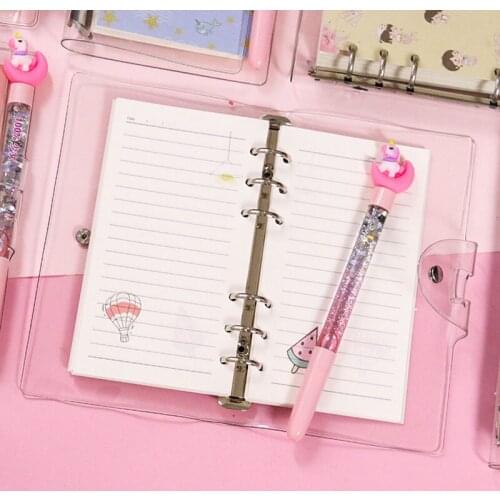 School stationery PVC loose-leaf hand book color inner page simple creative student diary