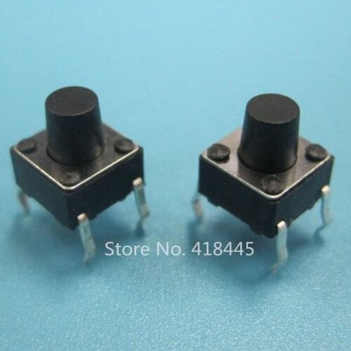 Tact switch 6x6 1000PCS TS668FDRH push button switch Tact Switch 6x6x8 DIP RoHS High Quality 260gf
