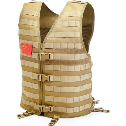 Military Molle Vest Plate Load Carrier Chest Rig Airsoft Adjustable Lightweight Vest With Breathable Mesh for CS Wargame Hunting