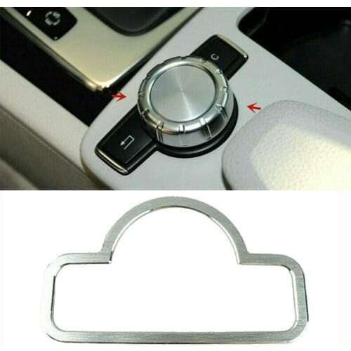 1 Piece Knob Frame Trim Aluminium Alloy For Mercedes C E Class W212 W204 GLK High Quality