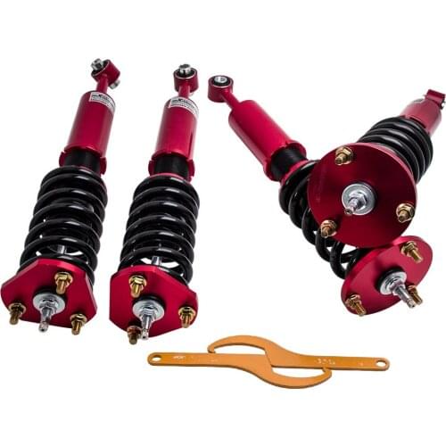 4PCS Coilover Strut Coilovers 24 Damper Shocks Suspension Kit For Lexus 06-13 IS250 IS350 RWD 2nd Gen. 2006-2012 GS350 2007
