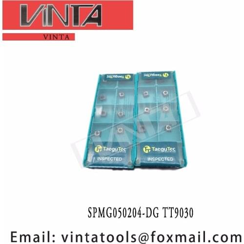Free shipping high quality SPMG050204-DG TT9030 cnc carbide turning inserts
