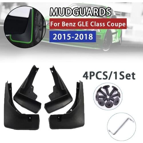 Car Mudflap for Mercedes Benz GLE Class Coupe C292 2015~2018 Fender Mud Flaps Guard Splash Flap Mudguards Accessories 2016 2017