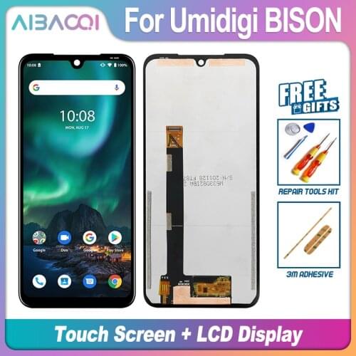 AiBaoQi Brand New 6.3 Inch Touch Screen+2340x1080 LCD Display Component Replacement For Umidigi Bison Phone