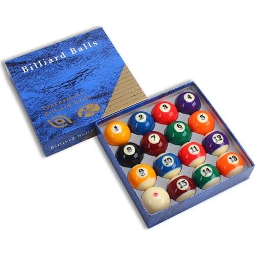 Billiard Pool Ball Tournament Quality Full Size Number Ball Set 16 Balls 2-1/16" 52.5mm