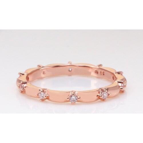 Authentic 925 Sterling Silver Petal Ring Flower Ring For Women Fashion Original Jewelry Gift