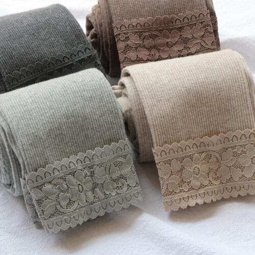 Spring Autumn Leggings Women Clothing Super Elastic New Leggings Pants Solid Lace High Waist Leggings Femme High Quality Q2880