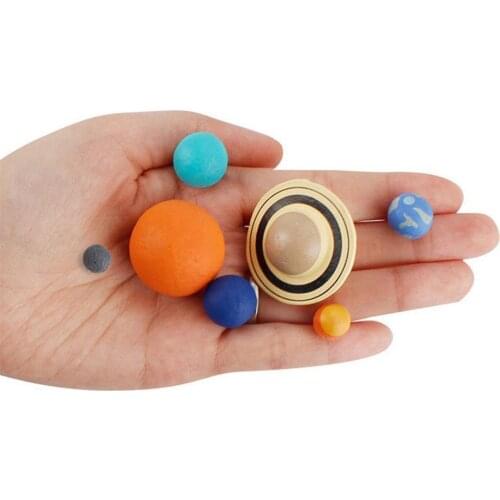 Simulation The Solar System 9pcs Plastic Cosmic Planet Educational Universe Toys Science Teaching Model System Materials Fi I4Y9