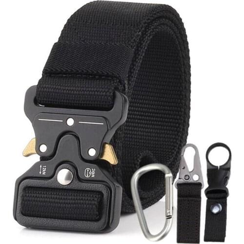 Mounchain Adult Men Tactical Sports waist Belt Army Fans Single Circle Belt Outdoor tool Training Belt 3.8cm Length