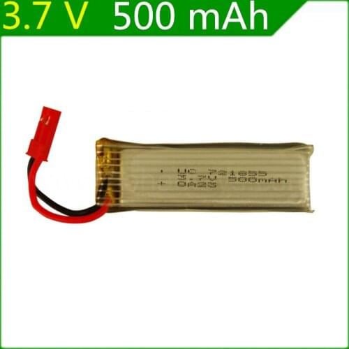 3.7 V 500 mah Remote control plane 3.7 V 500 mah lithium battery JST plug 721855