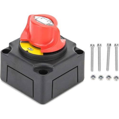 12V 300A Battery Disconnect Knob ON-OFF Switch High Current for Car RV Marine Yacht